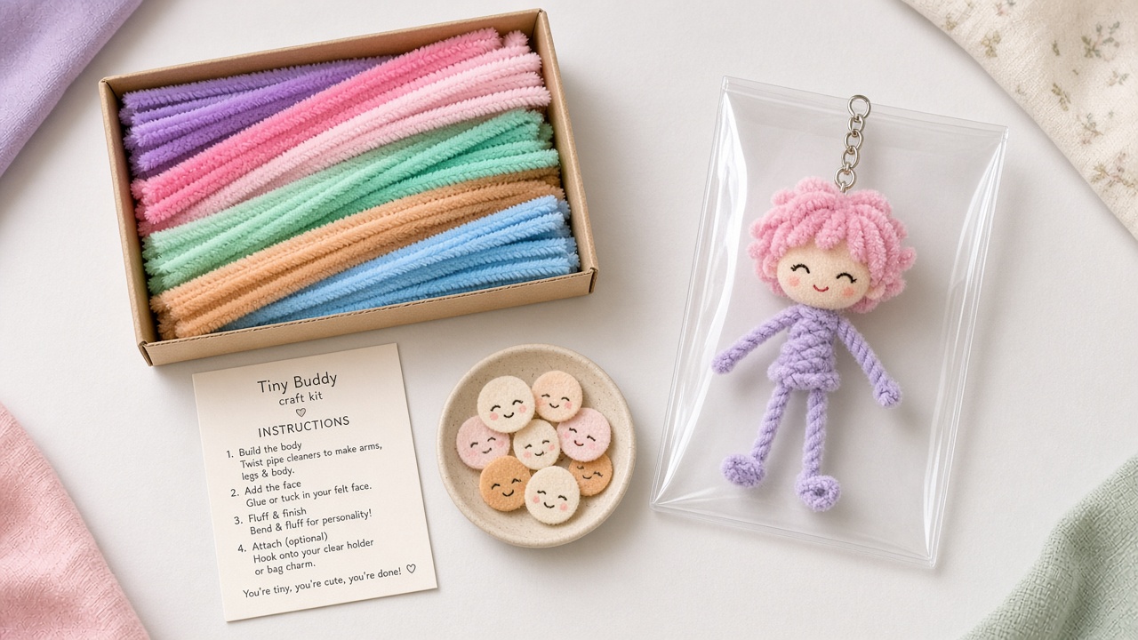 Tiny Buddy Pipe-Cleaner Doll Kit